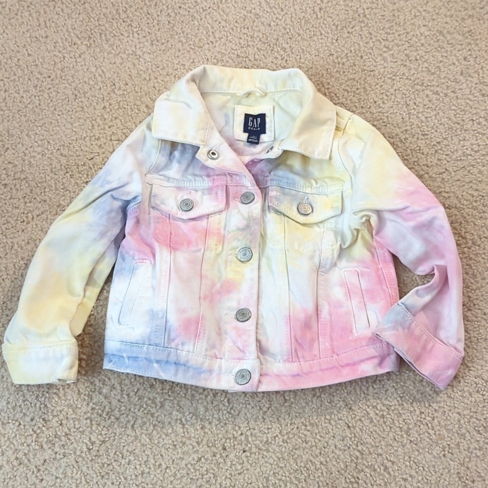Gap Denim Tie Dye Jean Jacket Size 4 Years